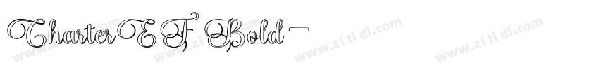 CharterEF Bold字体转换 CharterEF Bold字体转换